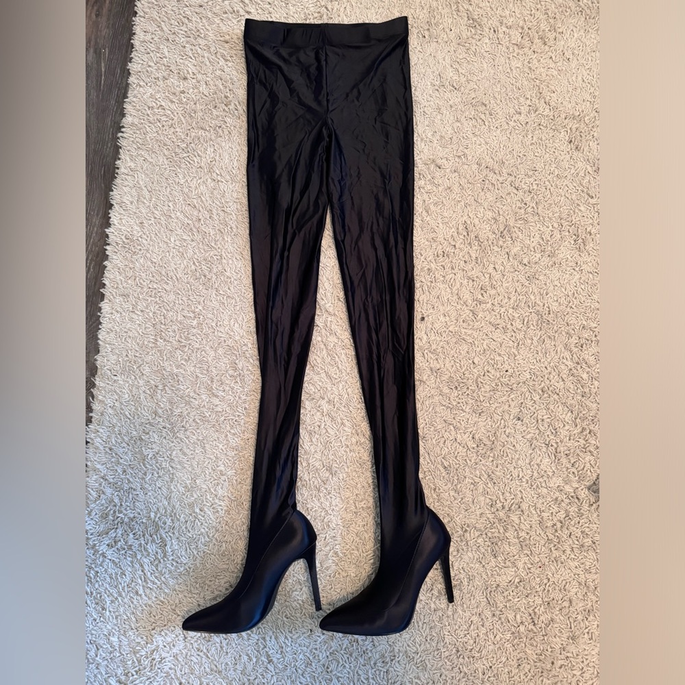 leggings - boots
